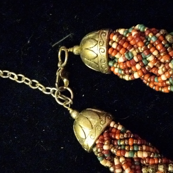 Braided bead Necklace - Picture 3 of 5